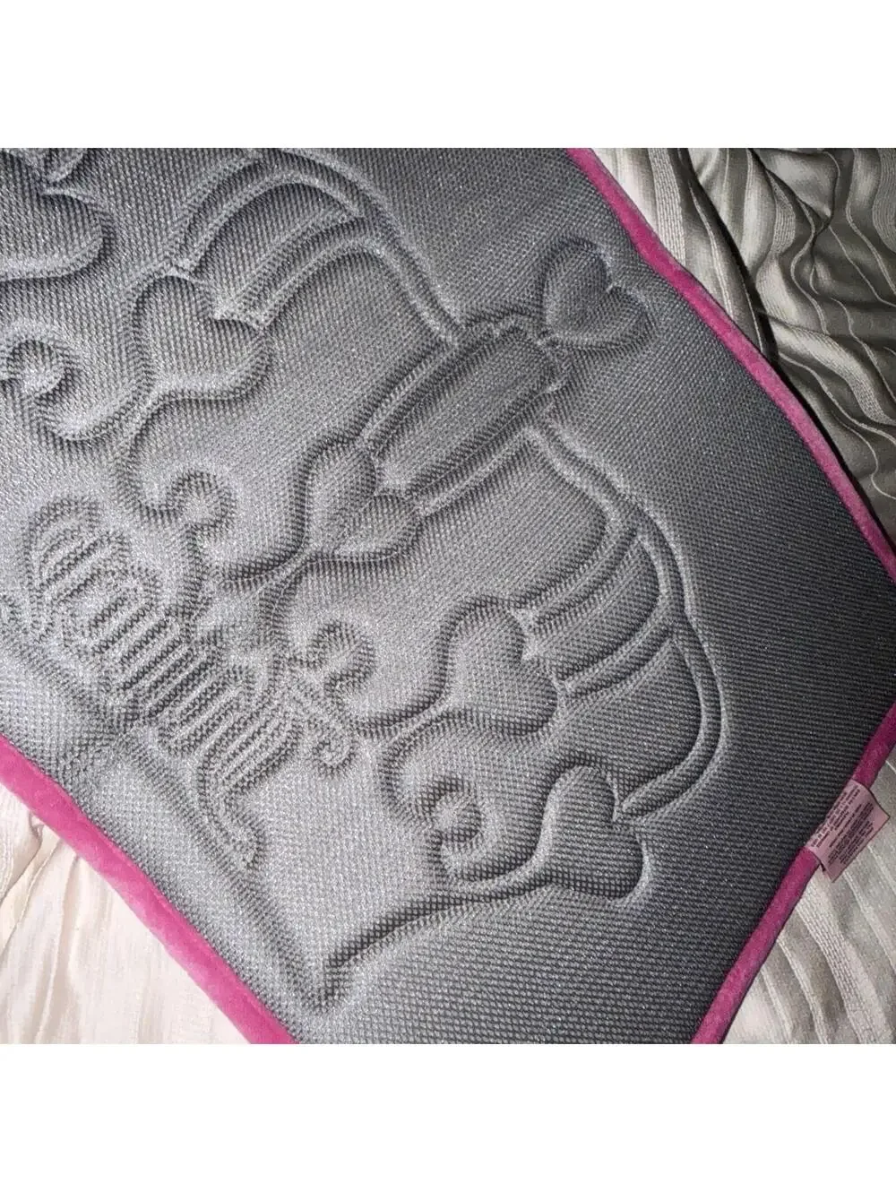 Juicy Couture Memory Foam Bath Mat pink